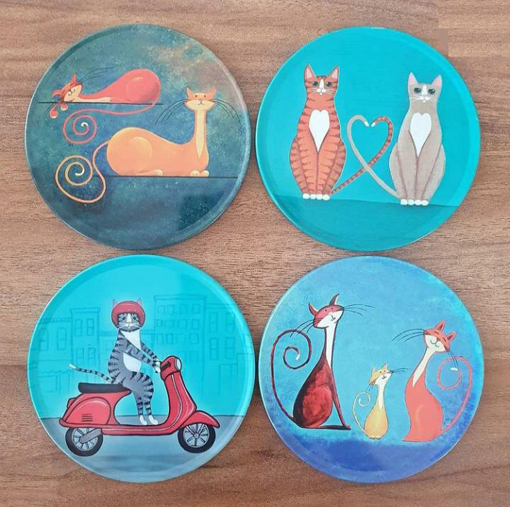 Bardak Altlığı Su Geçirmez Mantar